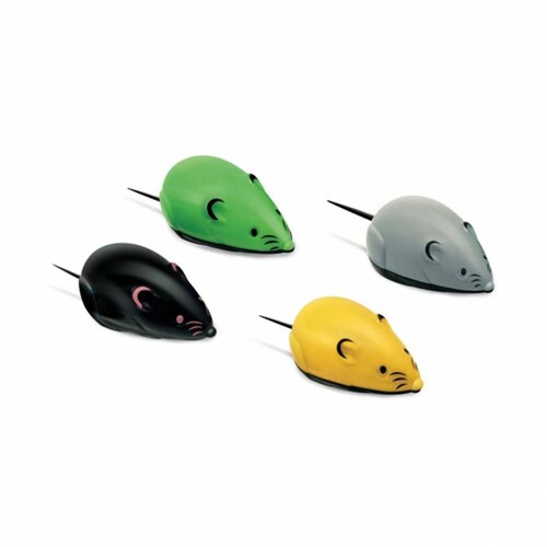 Raton de plastico rojo sunny 1 pieza .