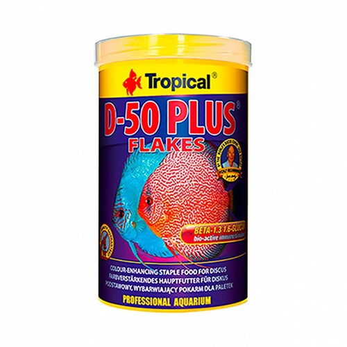  Alimento tropical D 50 plus flakes tropical 200 gr .