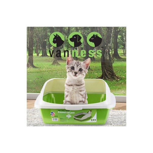 Arenero para gato con marco vanness