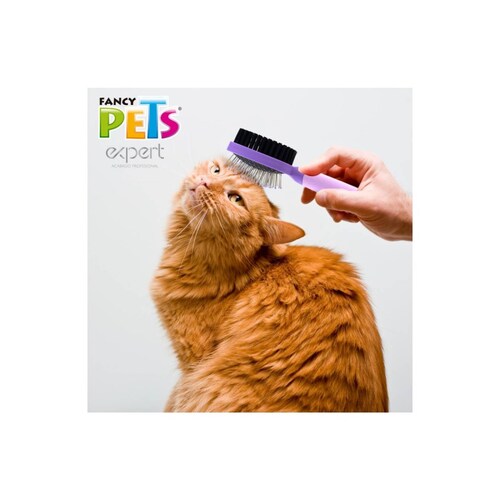 Cepillo Doble Mikki Para Perros - Dos Lados (nailon Y Bola), Ideal Para Quitar Nudos Y Enredos En Mascotas Medianas/grandes