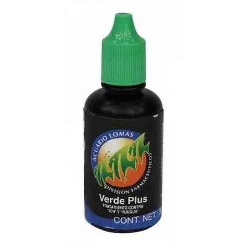 Verde Plus 30 Ml. Contra Ich Y Fungus Y hongos peceras 