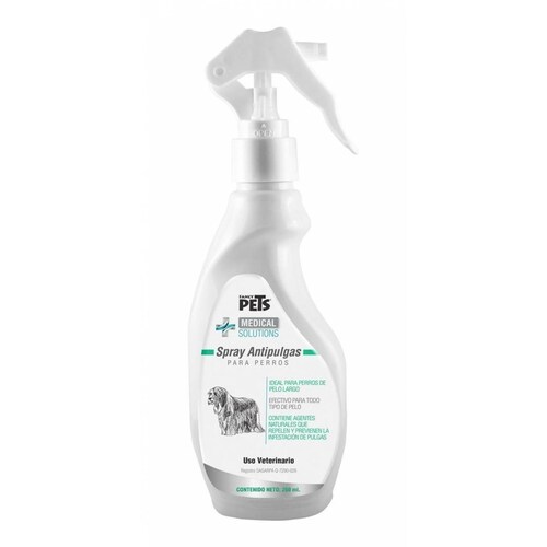 Spray Antipulgas Para Perros Medical Solutions 250 Ml 