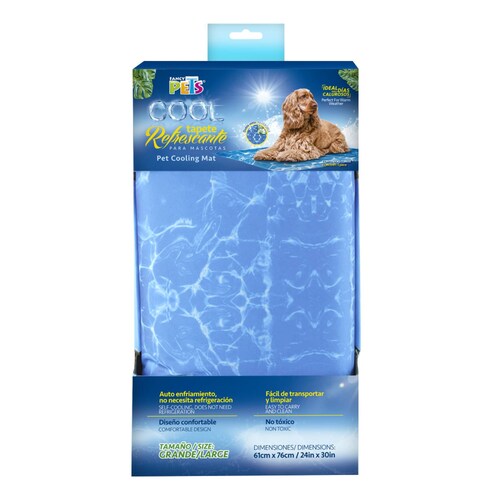 Tapete refrescante para perros clima caliente tamaño grande 