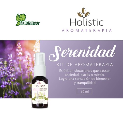 Naturance Holistic Aromaterapia perros frasco 60ml serenidad 