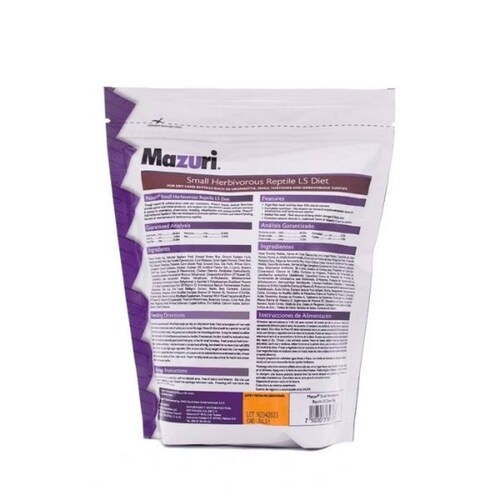 Mazuri Alimento pequeña tortuga omnivora, uromastyx 450g 