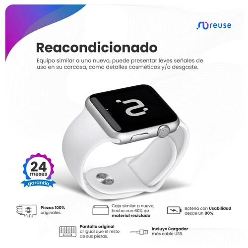 Apple Watch SE 2da gen (44mm) Aluminio Grafito 