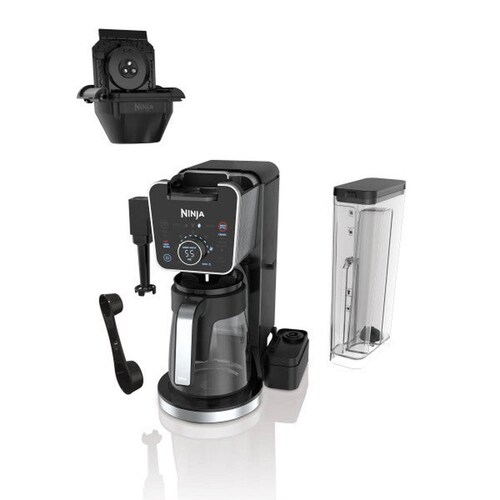 Cafetera Ninja CFP301 12 tazas, 9 tamaños, 4 programas, Dualbrew Pro 