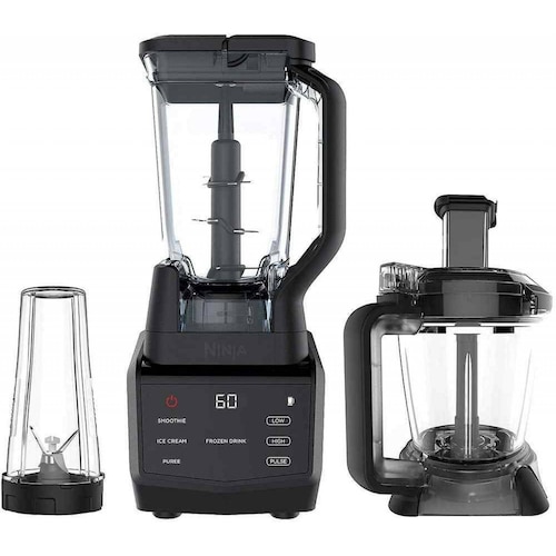 Licuadora Ninja Procesador + Extractor CT672A 6 programas, 1100 watts, 1.5 hp, negra 
