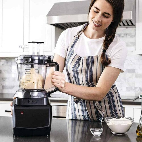 Licuadora Ninja Procesador + Extractor CT672A 6 programas, 1100 watts, 1.5 hp, negra 