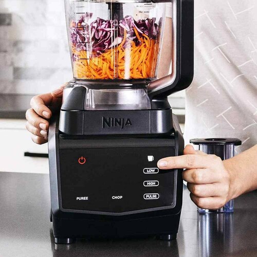 Licuadora Ninja Procesador + Extractor CT672A 6 programas, 1100 watts, 1.5 hp, negra 