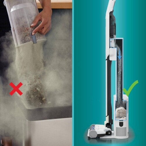 Aspiradora inalámbrica con auto vaciado - Shark WS642AE 