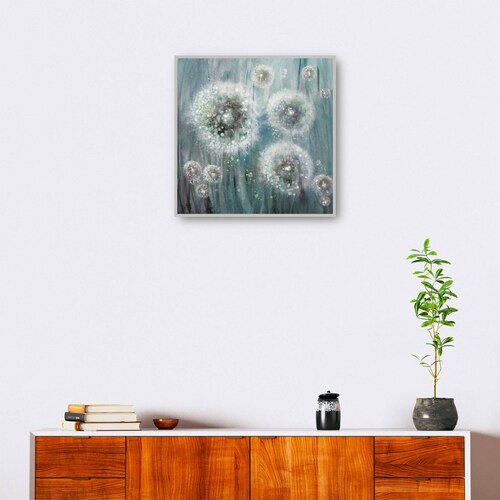Cuadro Decorativo - Sueño de diente de león 112 cm x 112 cm