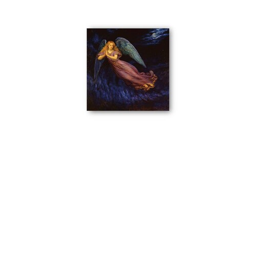 Cuadro Decorativo | Buenas noches ángel | Edgar Jerins | 82X82 Cm | Arte Religión | Impresión en Lienzo | Fine Art TJ