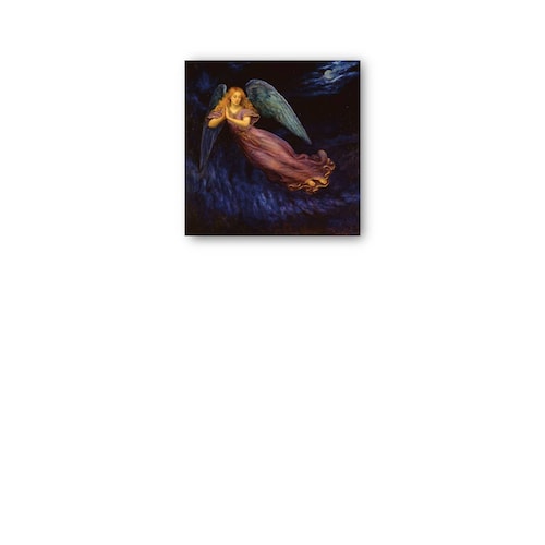 Cuadro Decorativo | Buenas noches ángel | Edgar Jerins | 94X94 Cm | Arte Religión | Impresión en Lienzo | Fine Art TJ