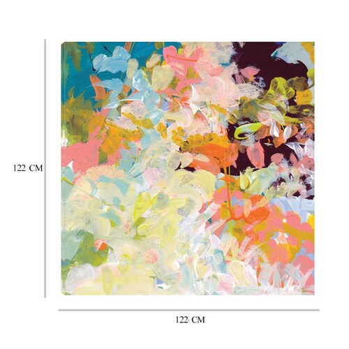 Cuadro Decorativo | Caida Libre Lunar 1 | Jan Weiss | 122X122 Cm | Arte Abstracto | Impresión en Lienzo | Fine Art TJ