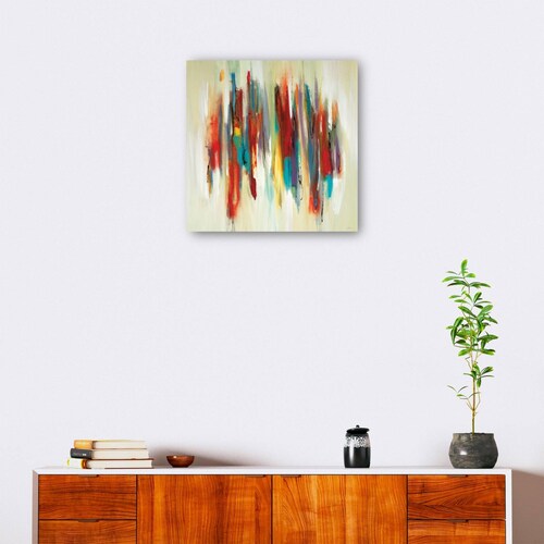cuadro decorativo - rayas de colores