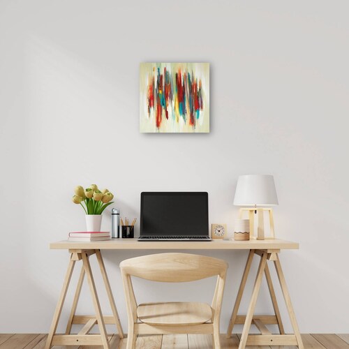 cuadro decorativo - rayas de colores
