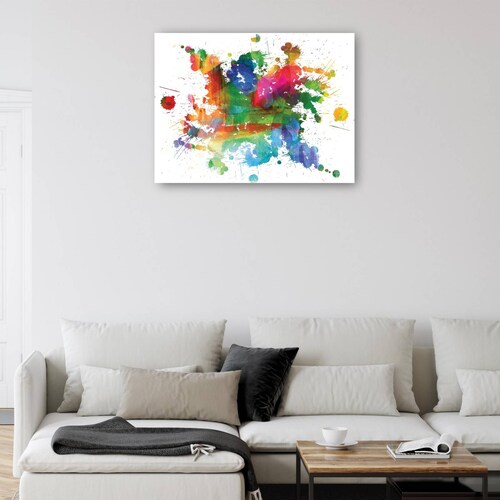 cuadro decorativo - Arco iris en el charco
