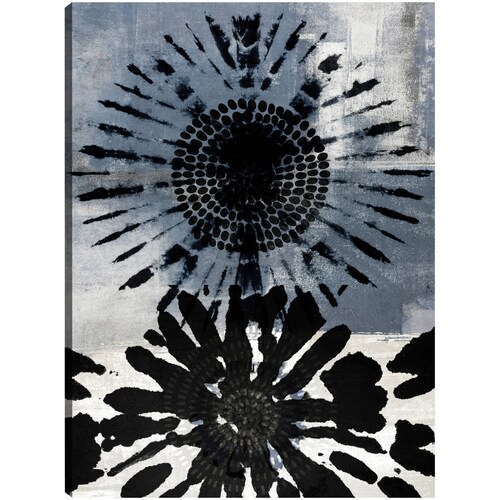 cuadro decorativo - Flor Tribal Azul