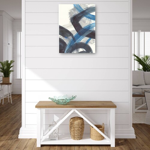 cuadro decorativo - Resumen de Brushy azul I