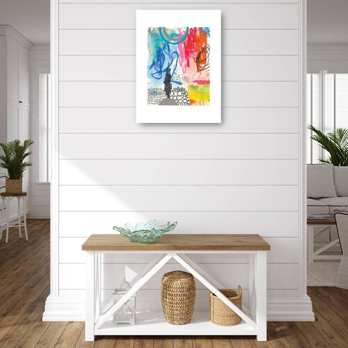 cuadro decorativo - Tormenta de colores I