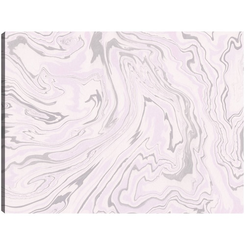 cuadro decorativo - Mármol lavanda ondulado