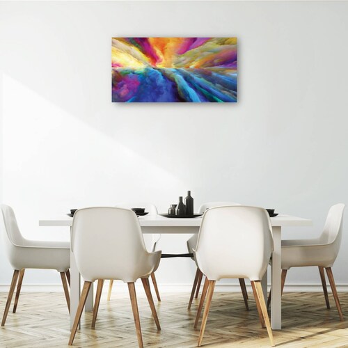 cuadro decorativo - Ojo de la tormenta de colores