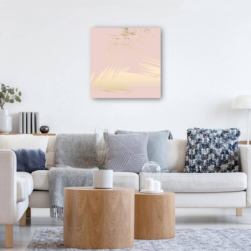 cuadro decorativo - Escarcha de oro rosa