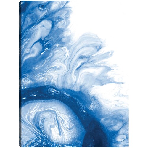 cuadro decorativo - Mármol azul remolino de mar