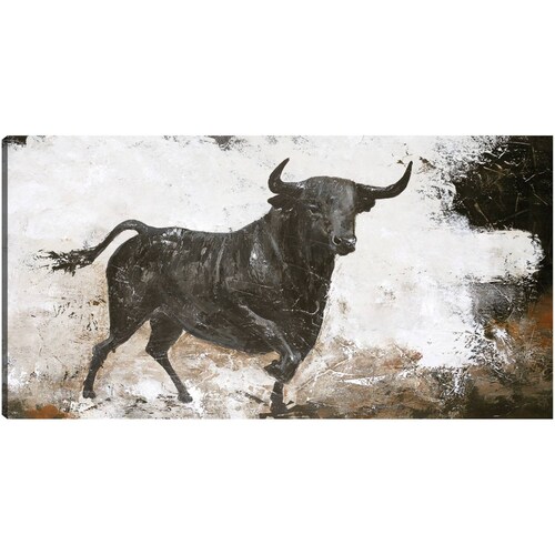 cuadro decorativo - Toro negro