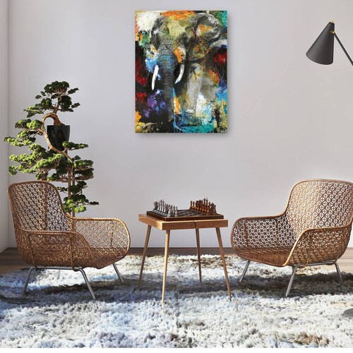 cuadro decorativo - Elefante