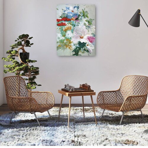 cuadro decorativo - variedad de flores 1