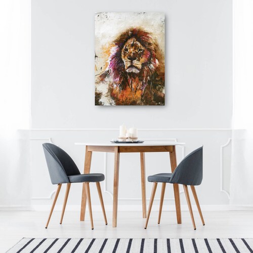 cuadro decorativo  visión de tigre
