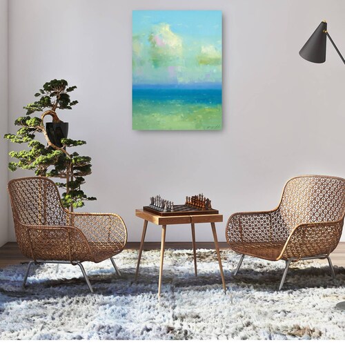 cuadro decorativo  Océano turquesa