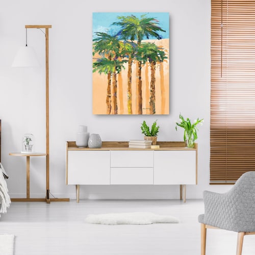 cuadro decorativo - Palmas de sombra bronceadas I