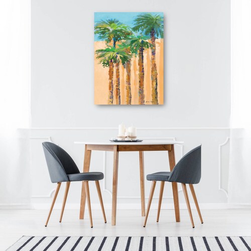 cuadro decorativo - Palmas de sombra bronceadas II