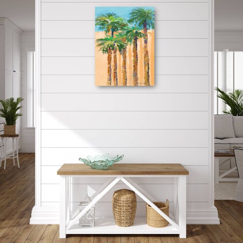 cuadro decorativo - Palmas de sombra bronceadas II