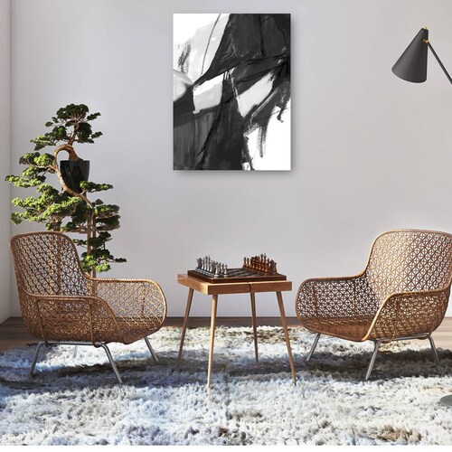 cuadro decorativo - Resumen en blanco y negro I