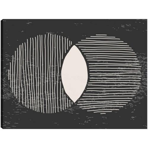 cuadro decorativo A lo largo de las líneas Mod Circles