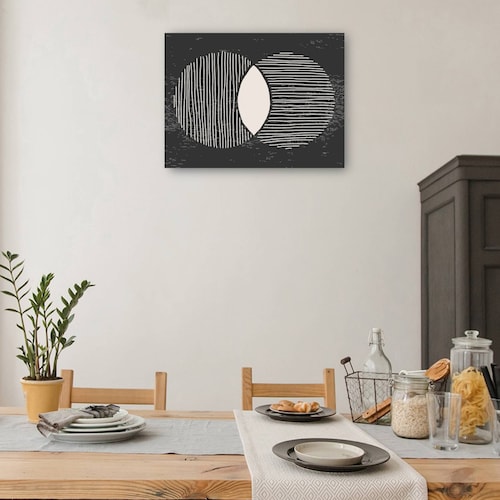 cuadro decorativo A lo largo de las líneas Mod Circles