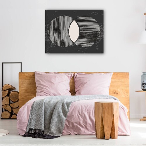 cuadro decorativo A lo largo de las líneas Mod Circles