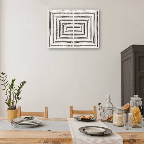 cuadro decorativo Rectángulo de modulación óptica