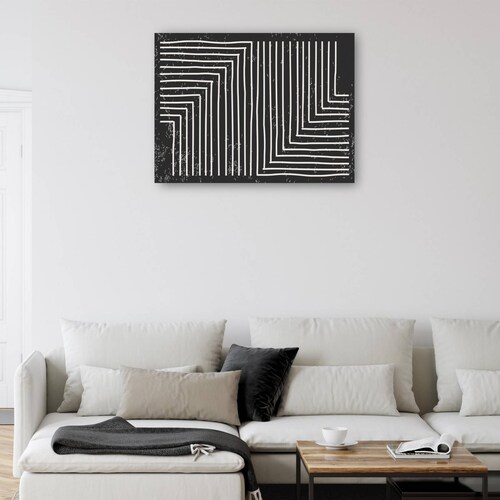 cuadro decorativo Líneas de modulación izquierda y derecha