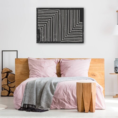cuadro decorativo Líneas de modulación izquierda y derecha