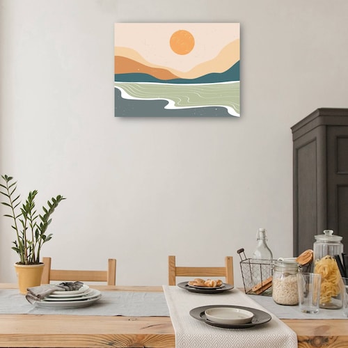 cuadro decorativo Puesta de sol danesa