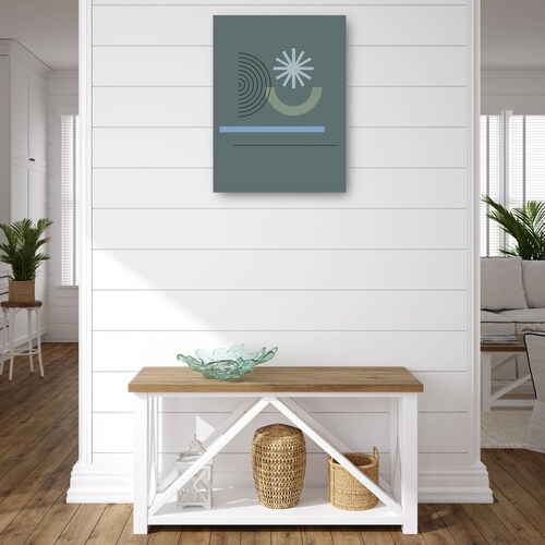 cuadro decorativo Círculo de copo de nieve Mod