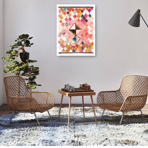 cuadro decorativo Alfombra Bereber VI