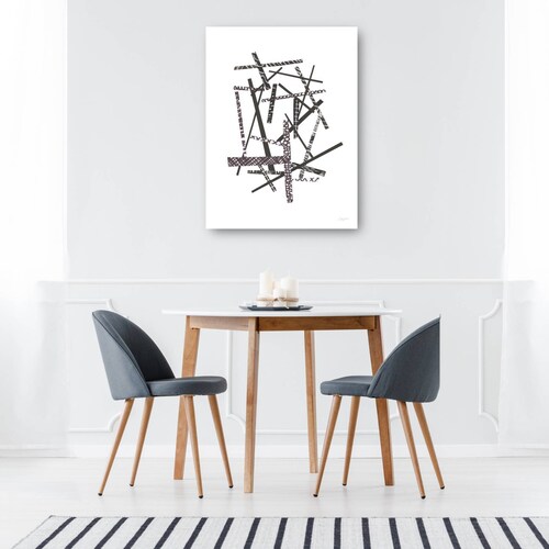 cuadro decorativo recoger palos ii