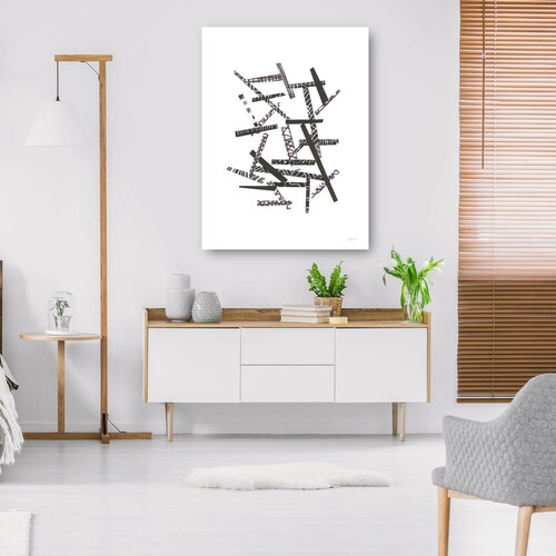 cuadro decorativo Recoger palos I