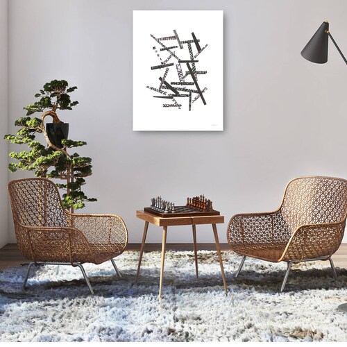 cuadro decorativo Recoger palos I